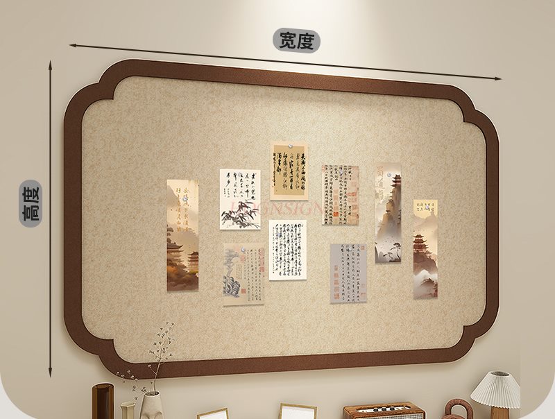 Frame Display Wood - قطعة واحدة من لوحة عرض الصور