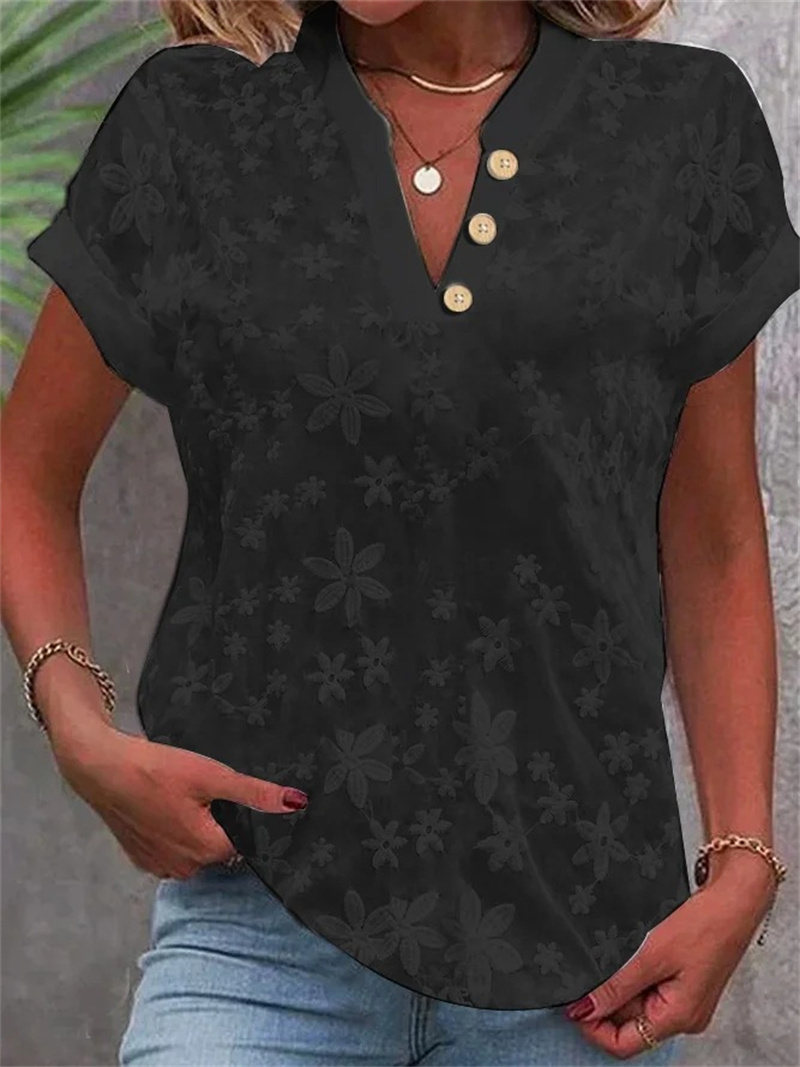 بلوزة نسائية صيفية بيضاء مطرزة - مراجعة Embroidery Uniform وسعره