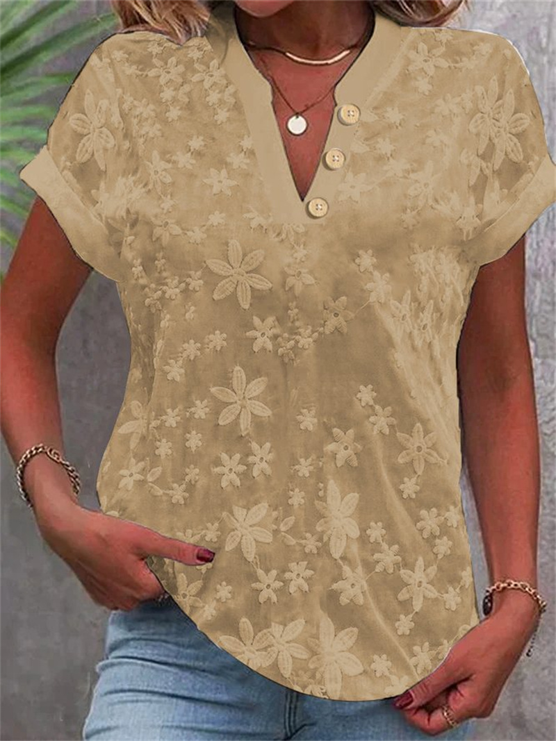 بلوزة نسائية صيفية بيضاء مطرزة - مراجعة Embroidery Uniform وسعره