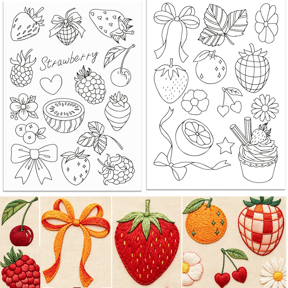 ورق تطريز مطبوع مسبقًا بنمط ال - مراجعة Embroidery Web وسعره
