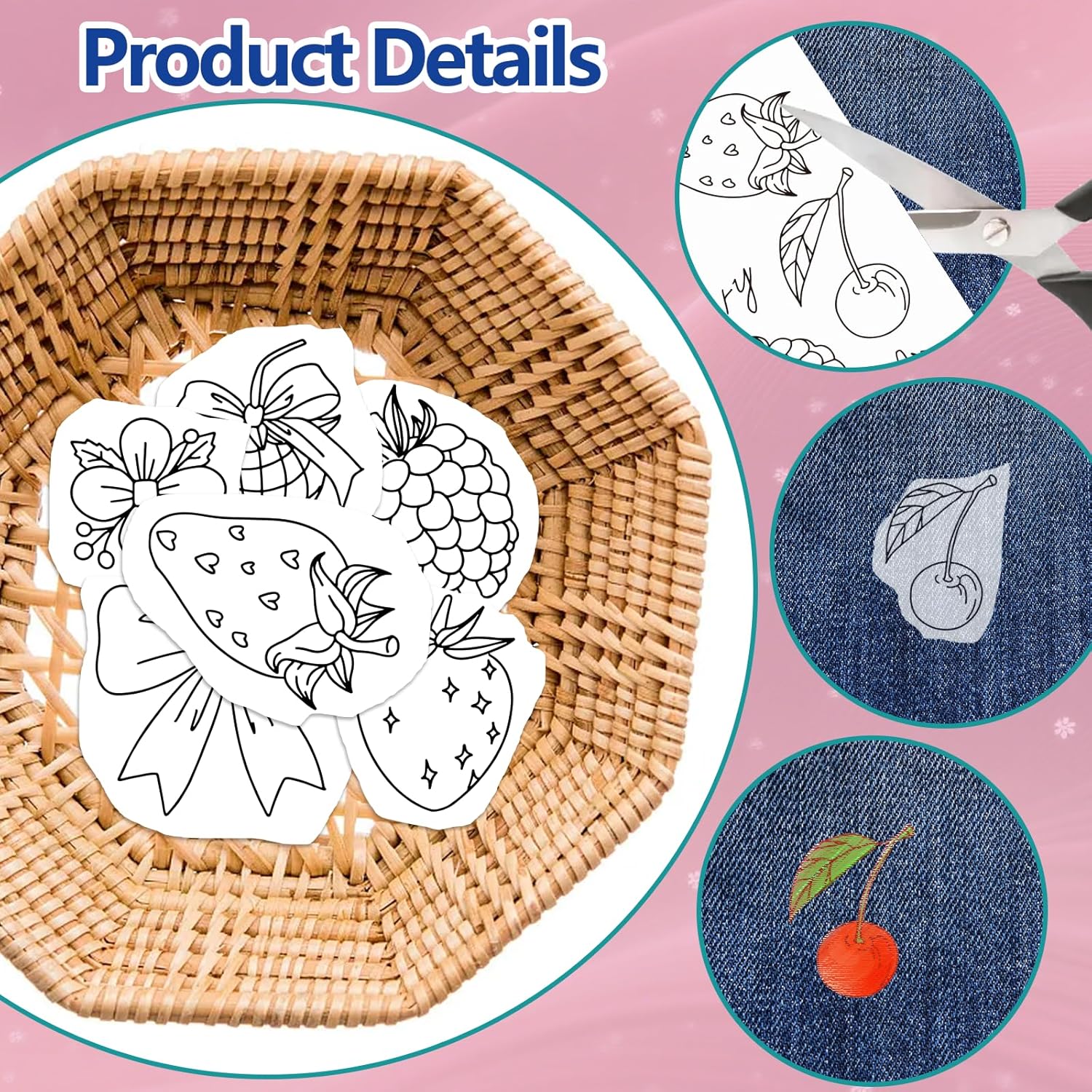 ورق تطريز مطبوع مسبقًا بنمط ال - مراجعة Embroidery Web وسعره