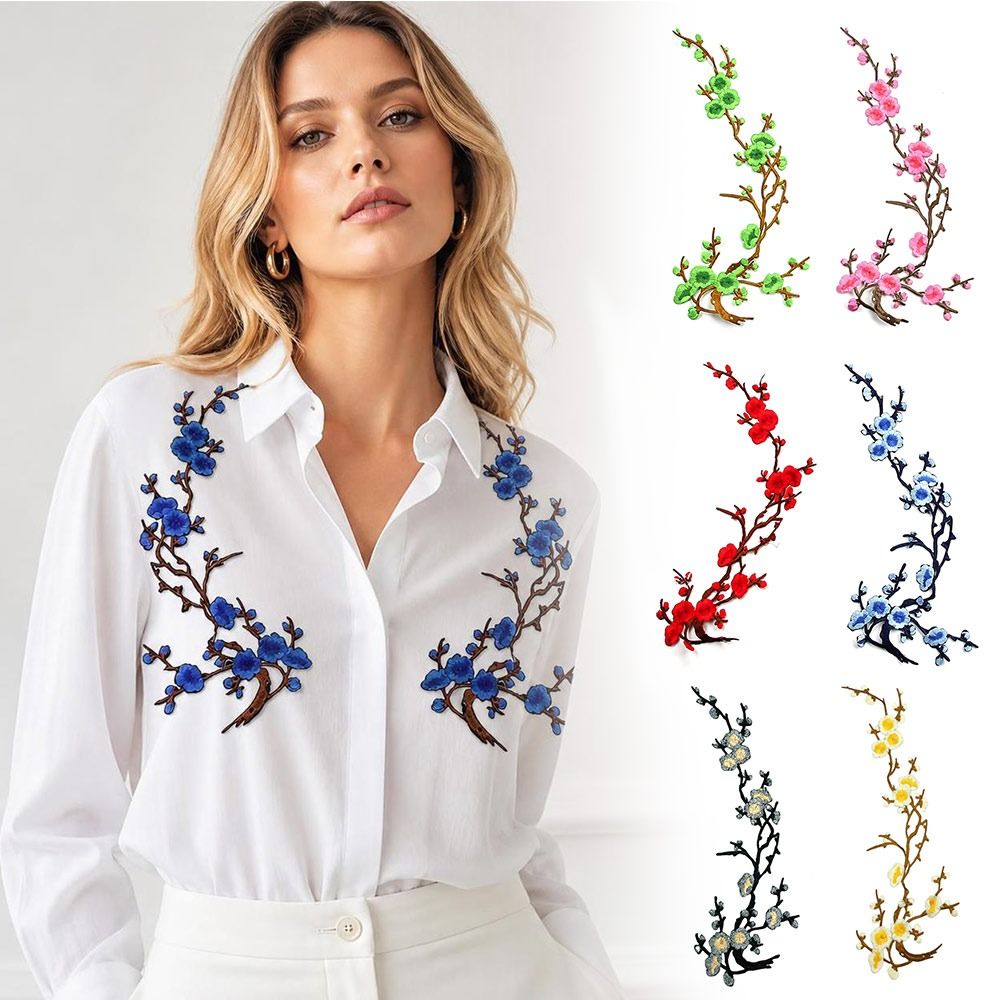 رقع زهرة الكرز القابلة للصق با - مراجعة Embroidery Patches وسعره