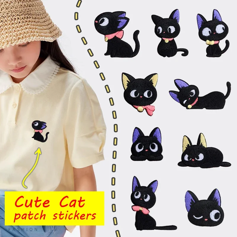 ملصقات برسومات كرتونية ذاتية ا - مراجعة Embroidery On Black Shirt وسعره