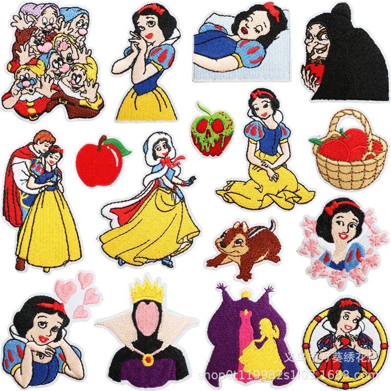 15 قطعة بقع التطريز أميرة الثل - مراجعة Embroidery Patches وسعره