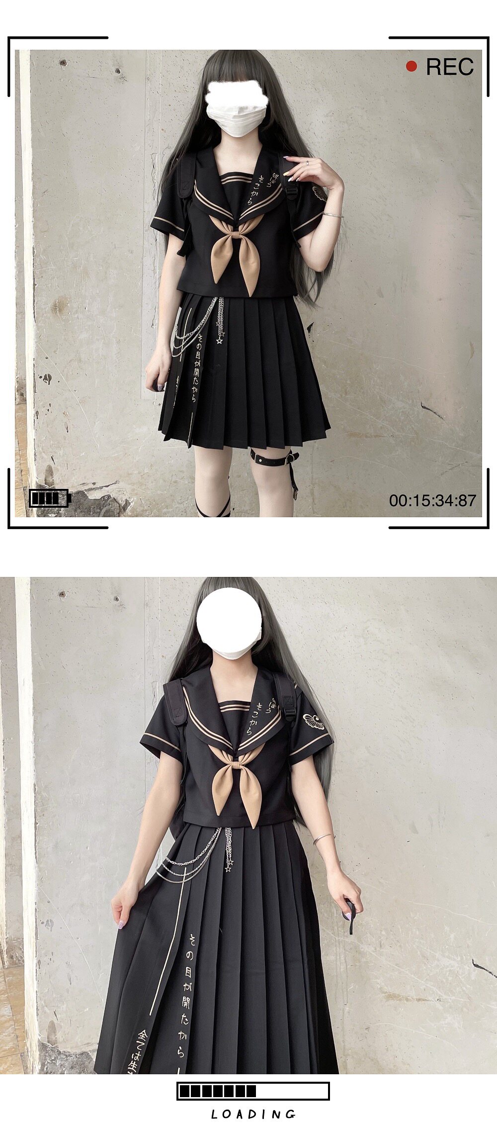 طقم زي بحري ياباني للفتيات من  - مراجعة Embroidery Uniform وسعره