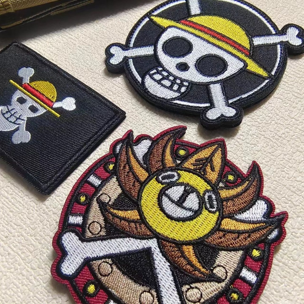 رقعة كرتونية من One Piece مطرز - مراجعة Embroidery Patches وسعره