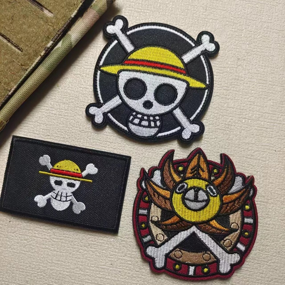 رقعة كرتونية من One Piece مطرز - مراجعة Embroidery Patches وسعره