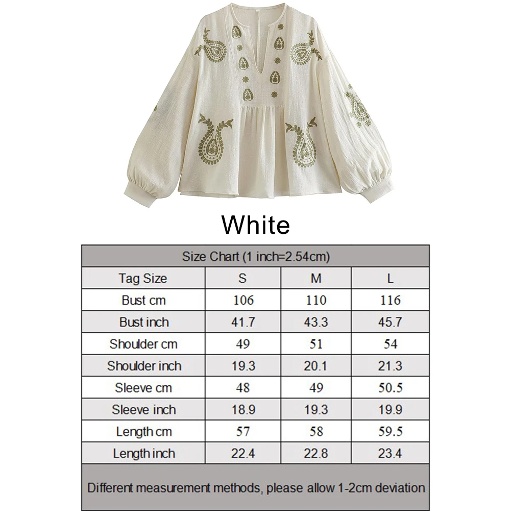 قميص نسائي جديد فضفاض من القطن - مراجعة Embroidery Uniform وسعره