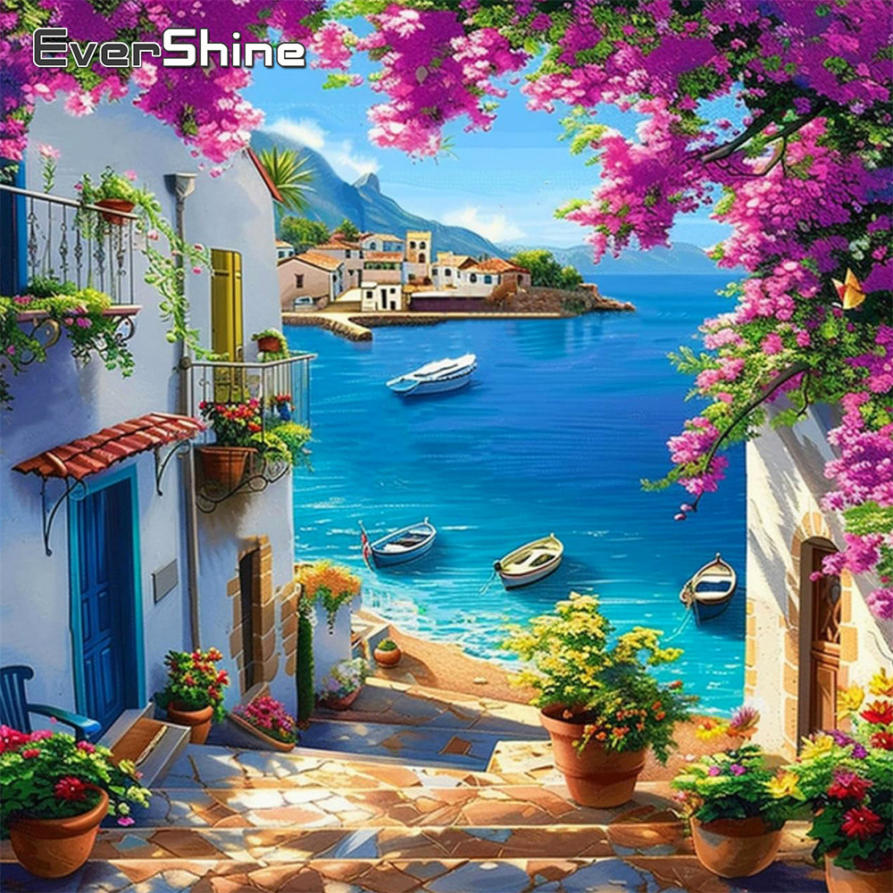 مجموعة تطريز إيفرشاين لمناظر ط - مراجعة Embroidery Meaning وسعره