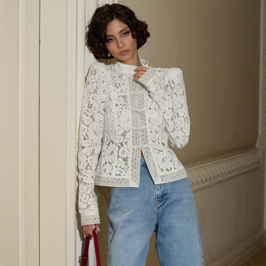 Linad أنيقة التطريز نفخة الأكم - مراجعة Embroidery Uniform وسعره