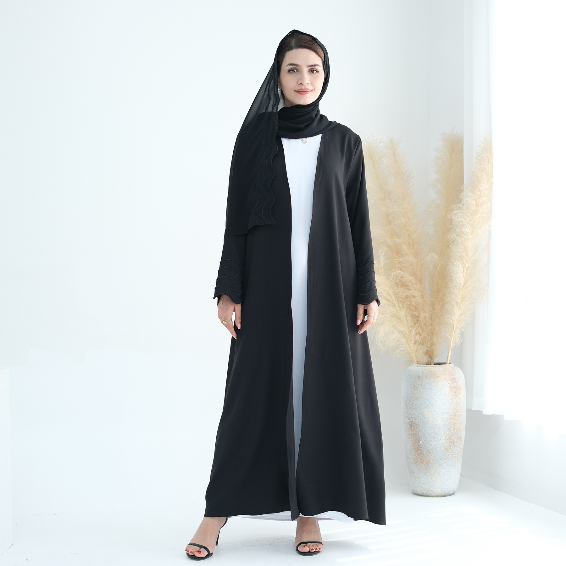 فستان حجاب نسائي مسلم مطرز للع - مراجعة Embroidery Kaftan وسعره