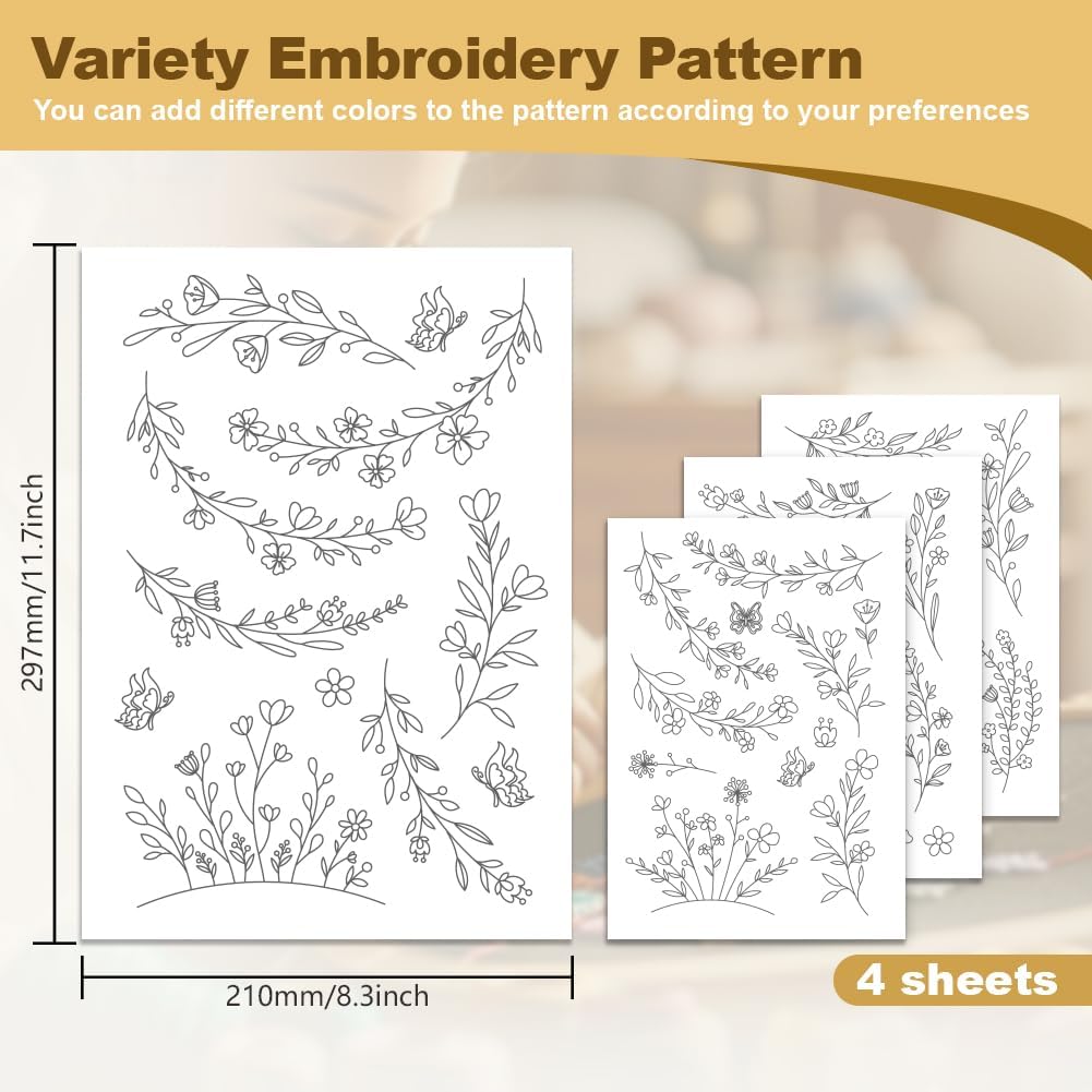 ورق تثبيت التطريز القابل للذوب - مراجعة Embroidery Meaning وسعره
