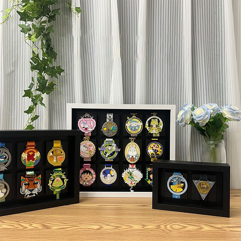 علبة عرض ميدالية للعدائين ، إط - مراجعة Frame Display Wood وسعره