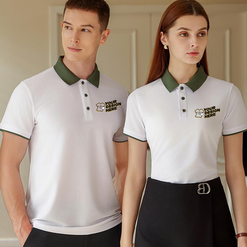 قميص بولو كتلة الألوان - طباعة - مراجعة Embroidery Uniform وسعره