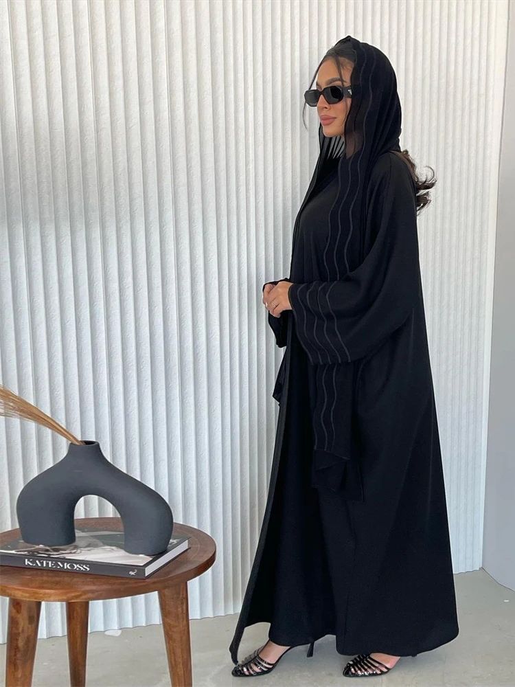 رمضان المرأة دبي كيمونو خيمار  - مراجعة Embroidery Kaftan وسعره
