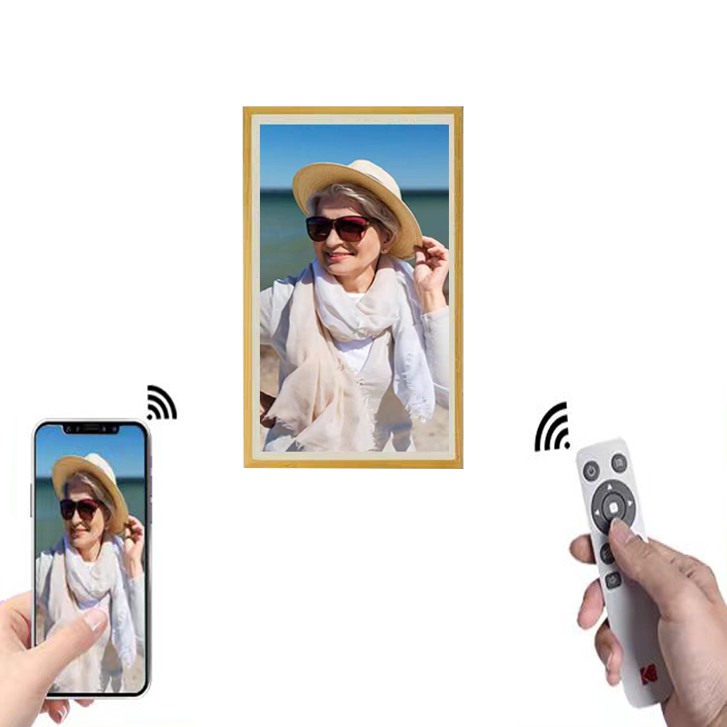 إطار صور رقمي بالجملة بشاشة IP - مراجعة Frame Display Wood وسعره