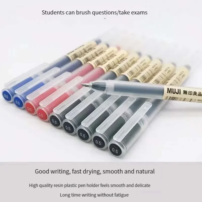 6/8 قطعة/المجموعة MUJIs هلام ا - مراجعة Muji Stationery Gel Pen وسعره