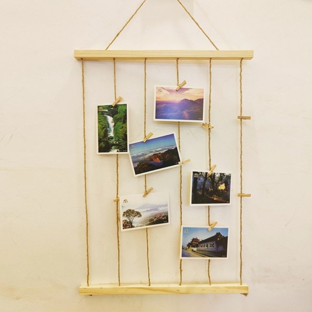 حامل صور معلق مصنوع يدويًا من  - مراجعة Frame Display Wood وسعره