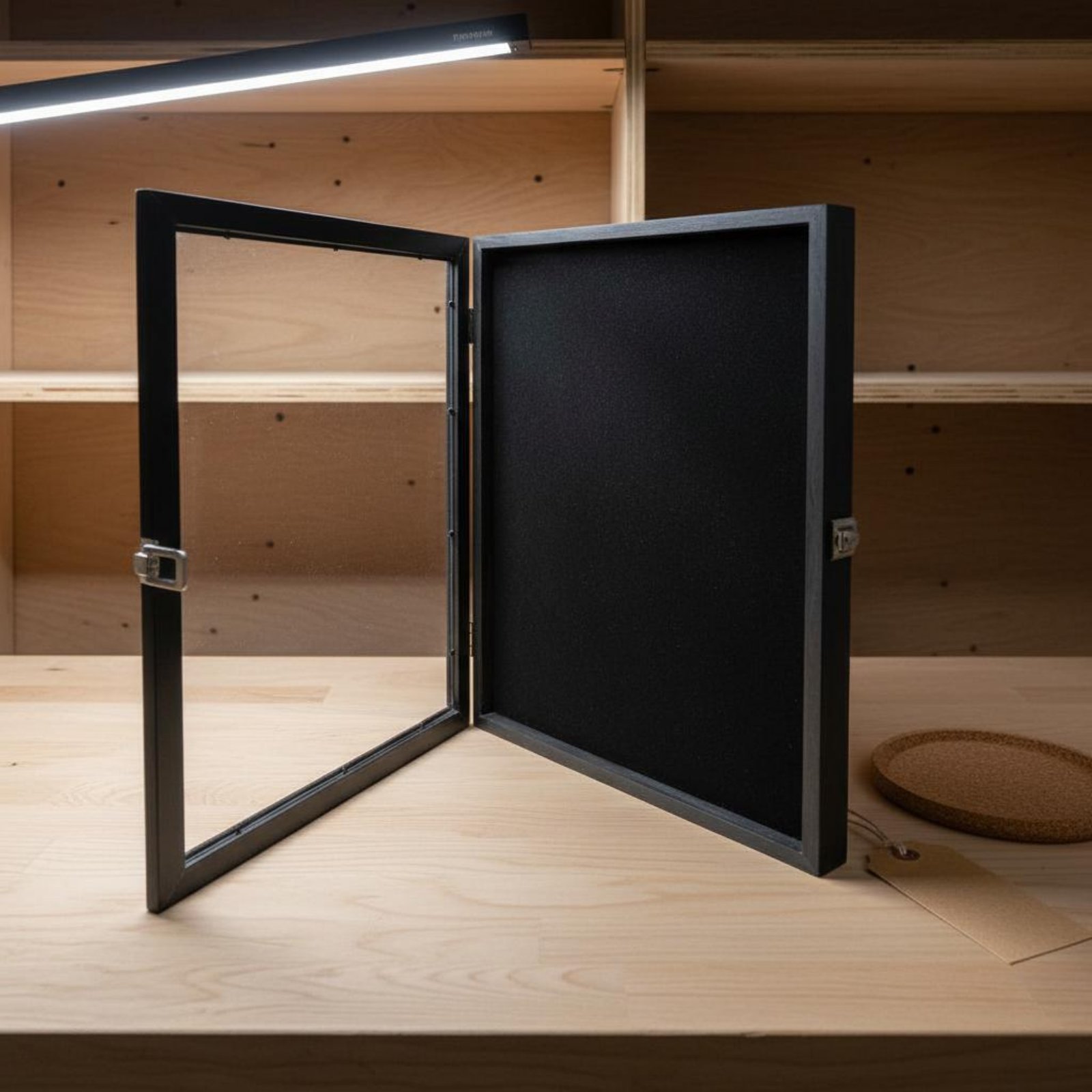 إطار عرض الشارات والميداليات ب - مراجعة Frame Display Wood وسعره