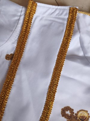 بدلة رسمية للأولاد بتطريز ذهبي - مراجعة Embroidery Uniform وسعره