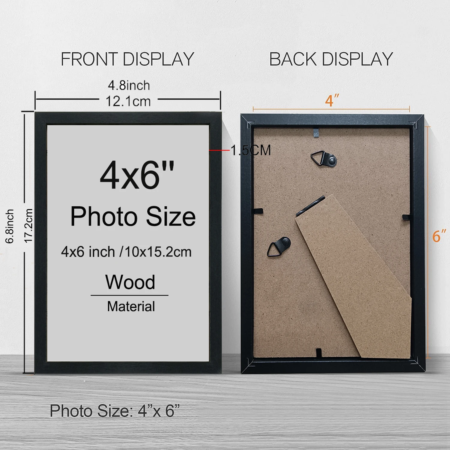إطارات صور خشبية مقاس 4x6 بوصة - مراجعة Frame Display Wood وسعره