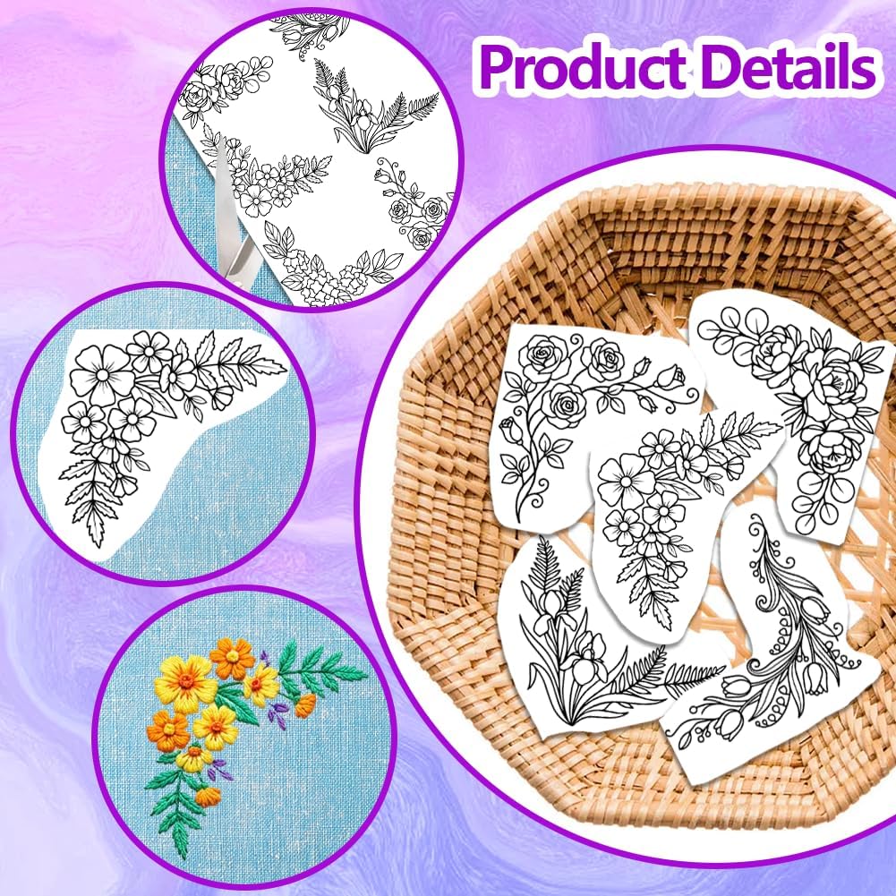 ورق تطريز كبير مطبوع مسبقًا بح - مراجعة Embroidery Web وسعره
