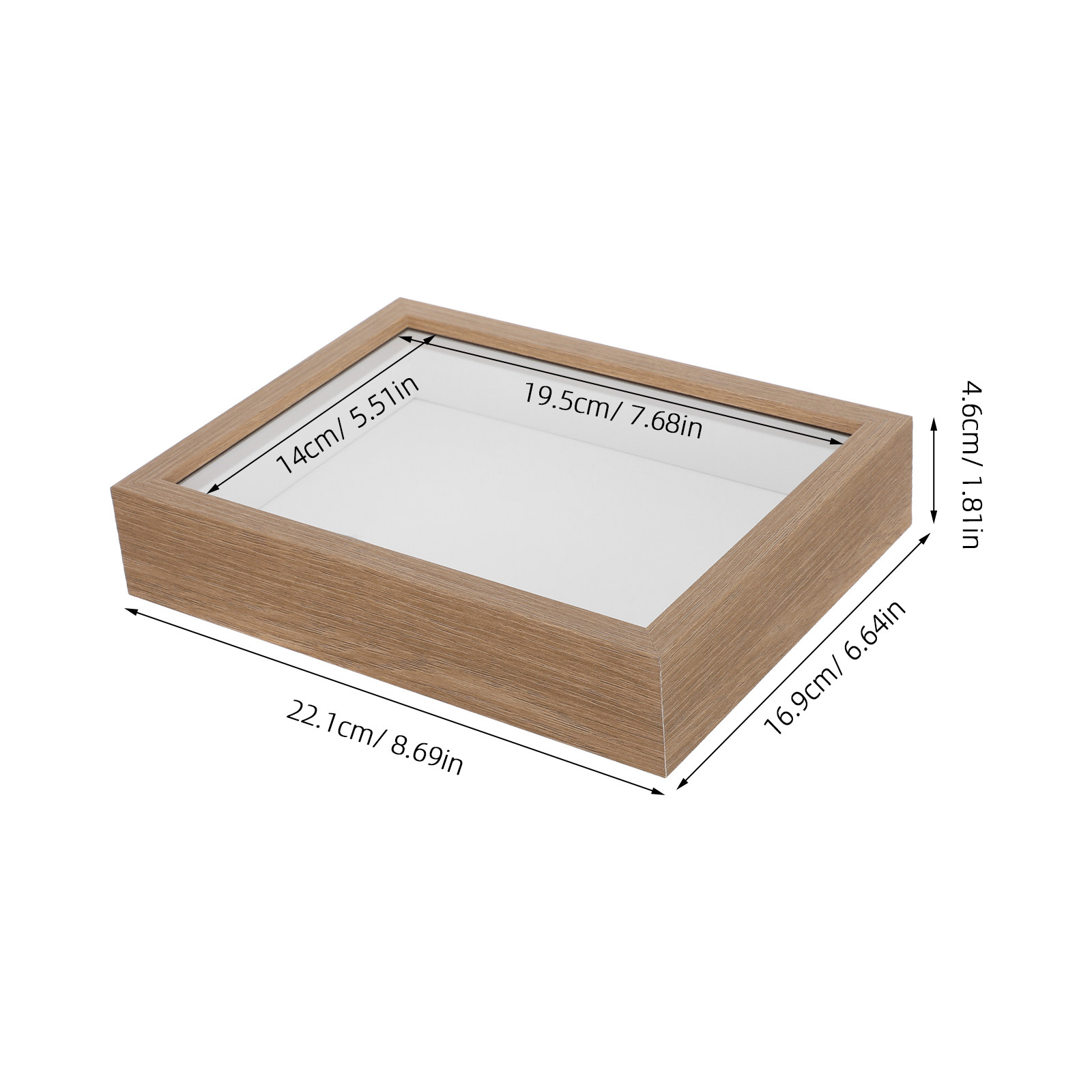 صندوق عرض خشبي مؤطر للحشرات مع - مراجعة Frame Display Wood وسعره